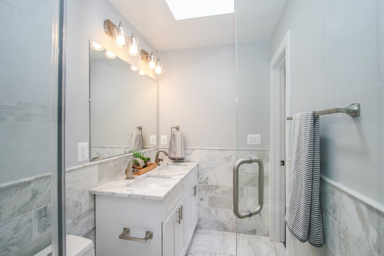Bathroom remodel — Modern Wet-Area Remodel